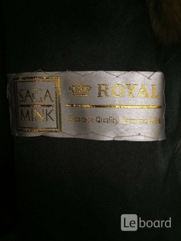 Шуба норка новая luini royal mink supreme quality